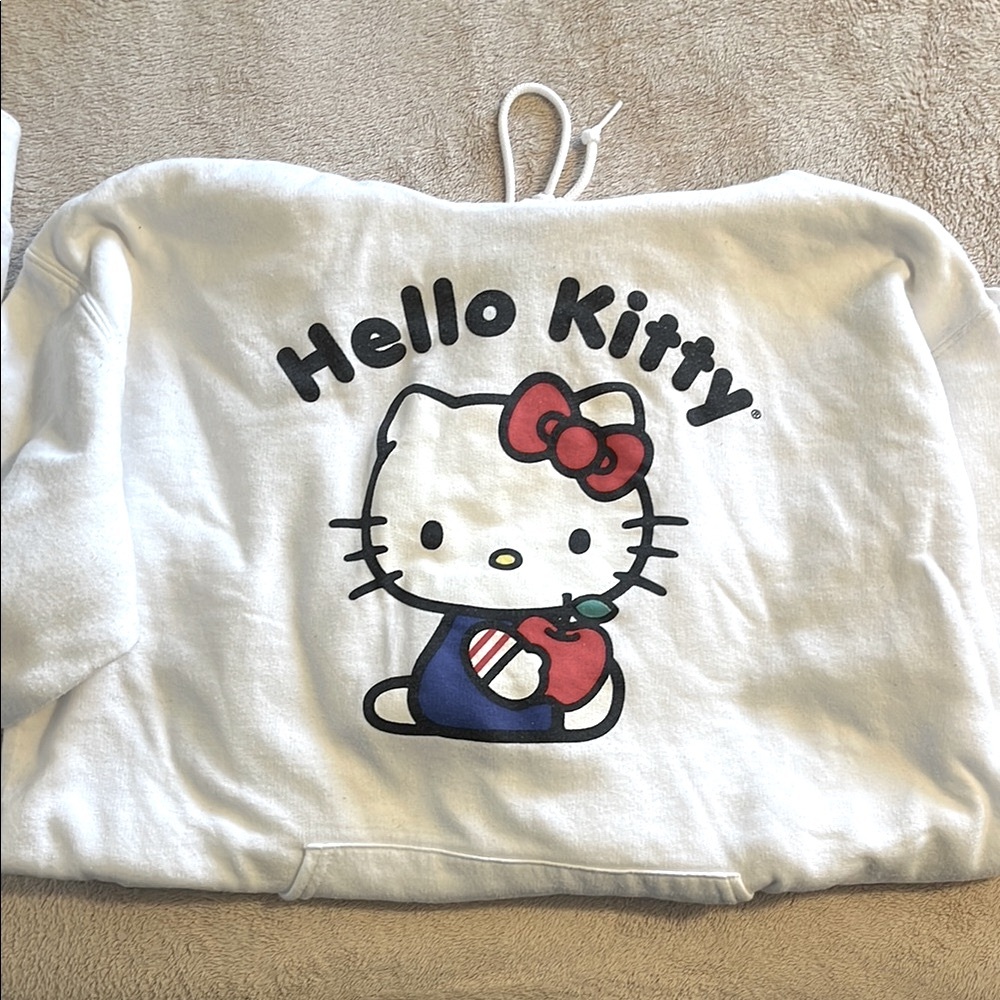 Hello Kitty White Hoodie